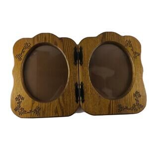 Home Made Hand Crafted Wooden Photo Frames Folding Cottage Core Cabin